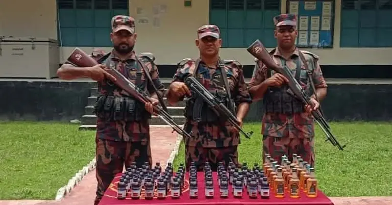 মাদক ও চোরাচালানি পণ্য জব্দ